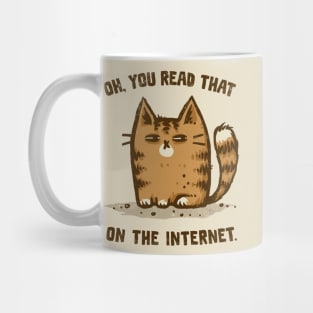 Suspicious Cat Mug